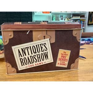 New without box Antiques Roadshow card game, in tin